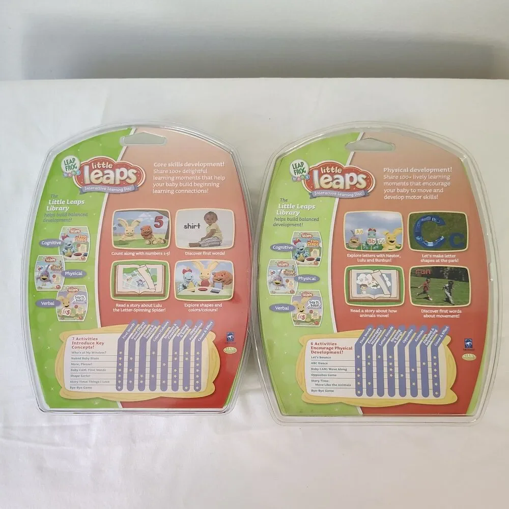 NEW Leap Frog Baby Little Leaps Discs First Steps Play & Move For Grow With Me